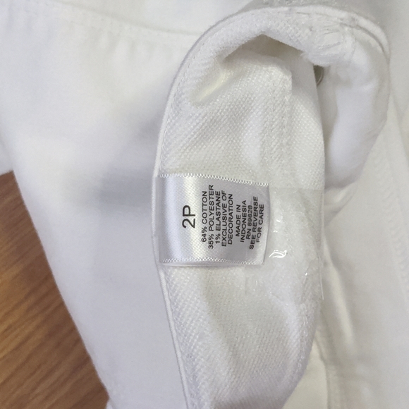 Jean Martha Stewart White Size 2P - Picture 8 of 8